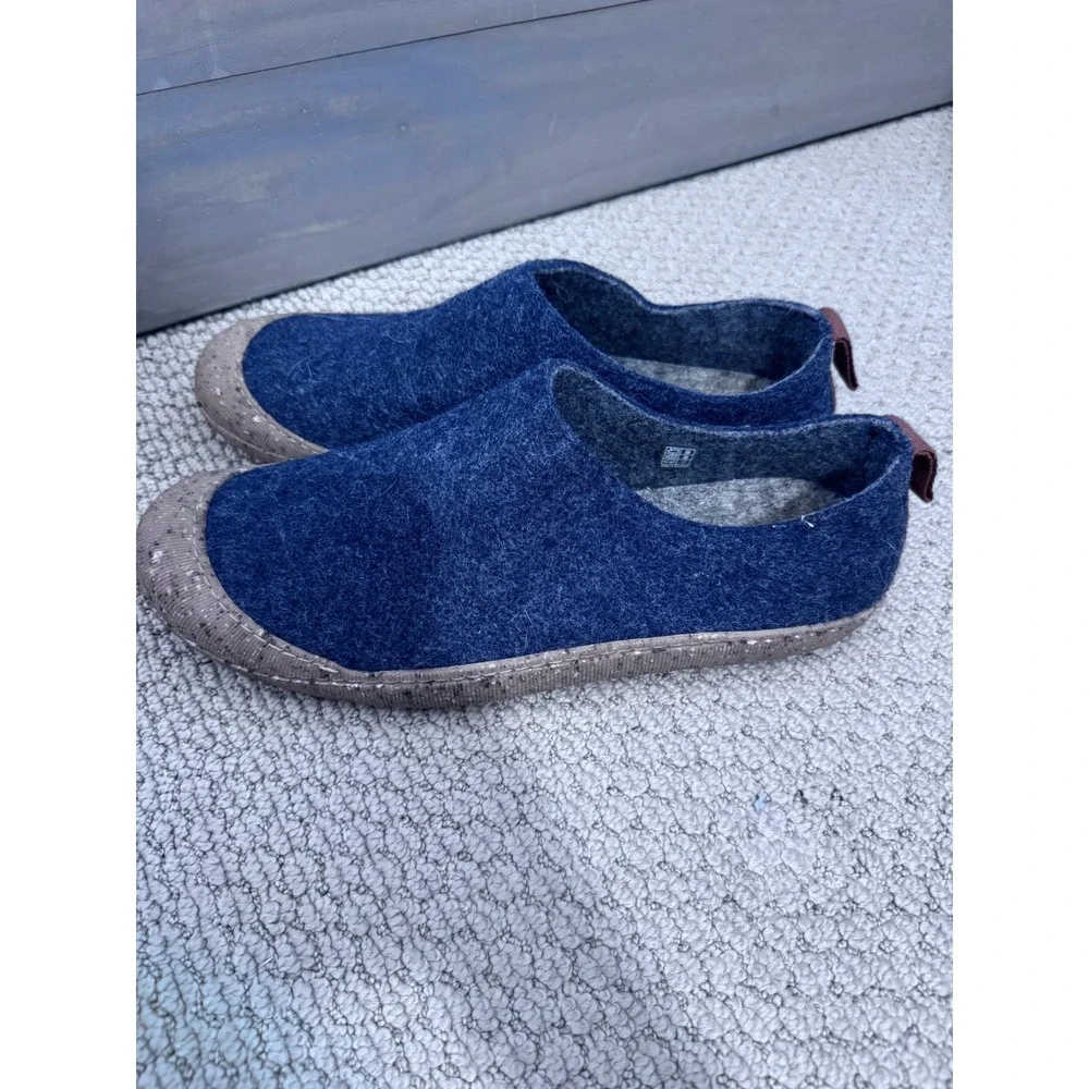 Huckberry‎ Wool Outdoor Slipper (recycled) Size 12 Rubber Sole